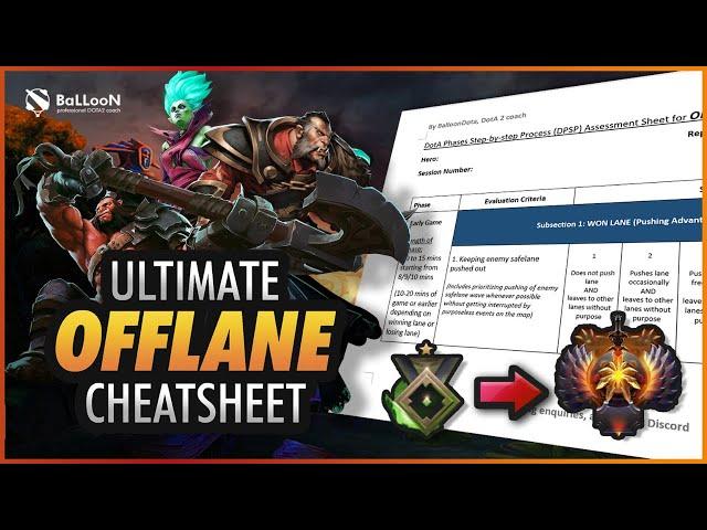 A COMPLETE Offlane Guide for Beginners and Advanced Dota 2 Players - Early Game