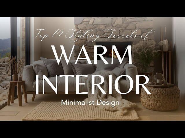 Warm Minimalism : 10 Expert Tips for Warm Minimalist Interior Design