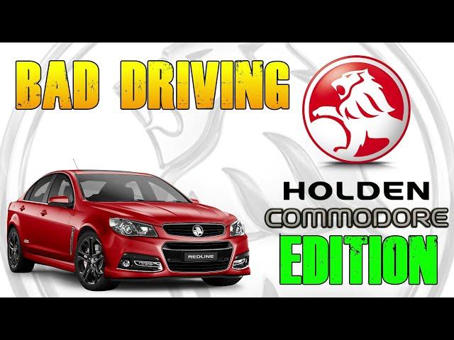 Aussiecams - AUSTRALIAN DASH CAM BAD DRIVING Holden Commodore style!