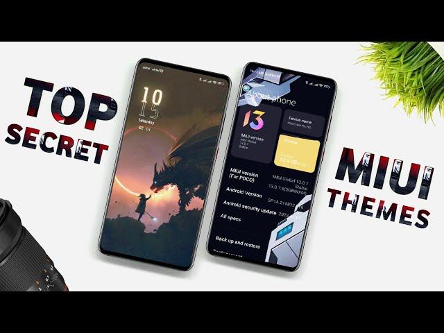 Top SECRET Redmi/Poco Themes  For Pro Users  || Miui Themes 2023