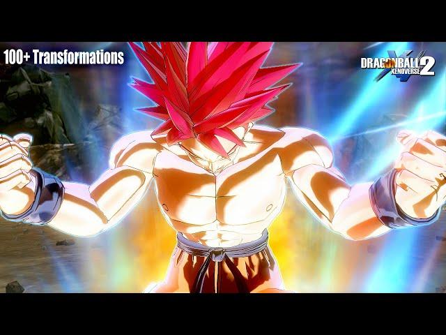 DBXV2: Cac 100+ Epic Transformations (Compilation) w/Additional Forms - Dragon Ball Xenovere 2 Mods