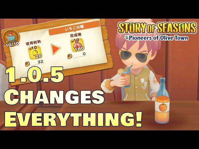 1.0.5 Fixed the Game! Story of Seasons Pioneers of Olive Town Update!