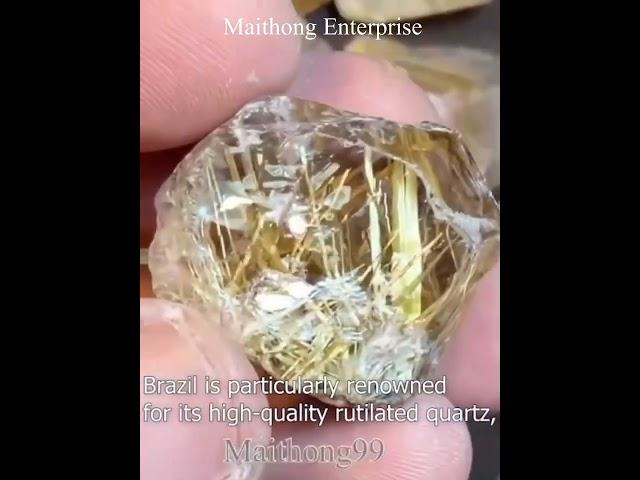 What is it Rutillated?#gemstone #rutilatedquartz #stone #gems