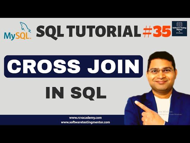 SQL Tutorial #35 - CROSS JOIN in SQL | SQL CROSS JOIN with Examples