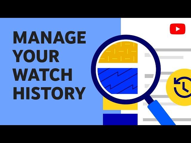 Manage your search and watch history on YouTube