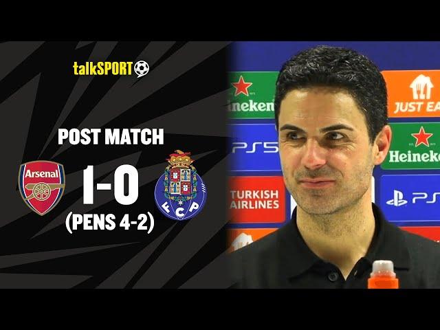 "A MAGIC NIGHT!" ⭐️ Mikel Arteta Post-Match Press Conference Arsenal 1-0 Porto (4-2 Penalties) 