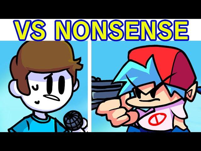 Friday Night Funkin' VS Nonsense FULL WEEK + Cutscenes & All Endings (FNF Mod/Hard) (Funny Mod)