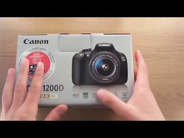 Canon 1200D (Rebel T5) - Unboxing!