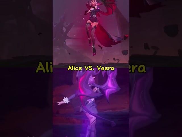 Alice MLBB VS. Veera AOV #shorts #mobilelegends #arenaofvalor