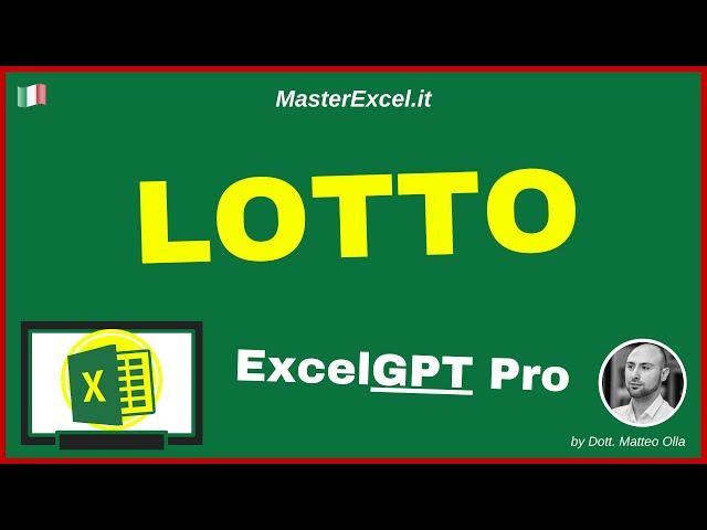 ExcelGPT Pro: I Numeri del Lotto