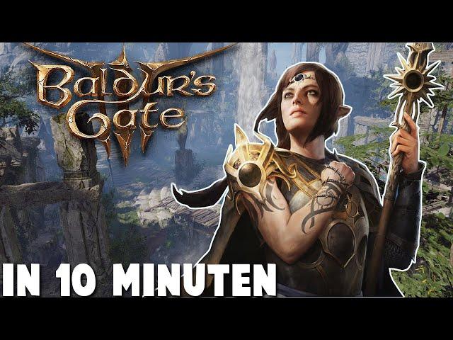 Baldur's Gate 3 in 10 Minuten!