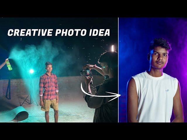 Backlight Portrait Photoshoot Tutorial - Creative Photo Ideas at Home