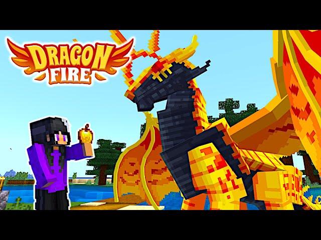 My Dragonfire 01: Building a DRAGON KINGDOM in Minecraft