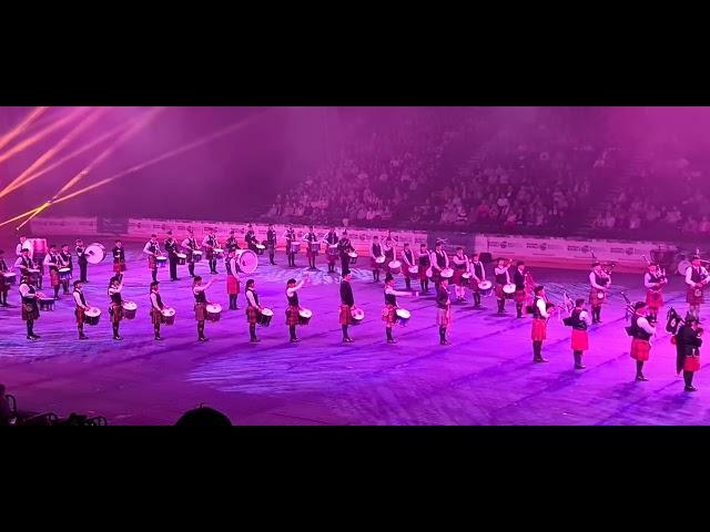 Belfast International Tattoo 2022 Mass Pipes and Drums