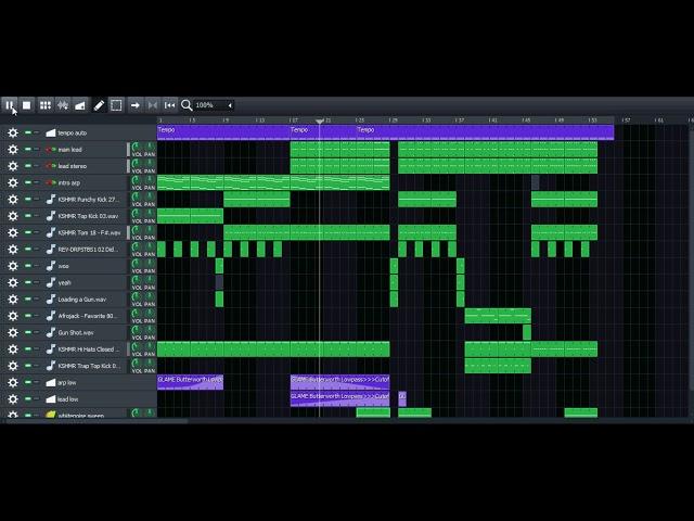 LMMS EDM Trap track