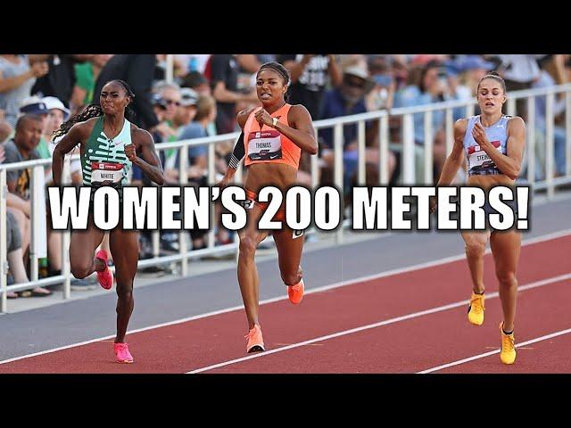 Abby Steiner VS. Sha'Carri Richardson! || Women's 200 Meters - 2024 Olympic Trials