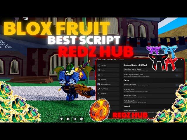 BEST Script Blox Fruit New Update No Key REDZ HUB , AUTO FARM & RAID | More!!