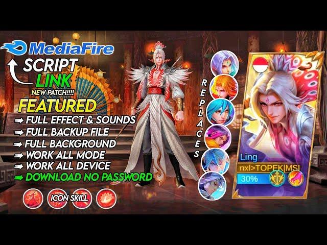 NEW!! Skin Ling Kungfu Panda - Lord Shen No Password | Full Effect & Voice | Patch Terbaru 2025