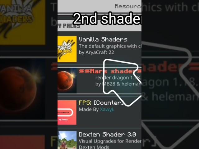 can someone tell me the problem why the shader is not working? #shorts #minecraft #subscribe
