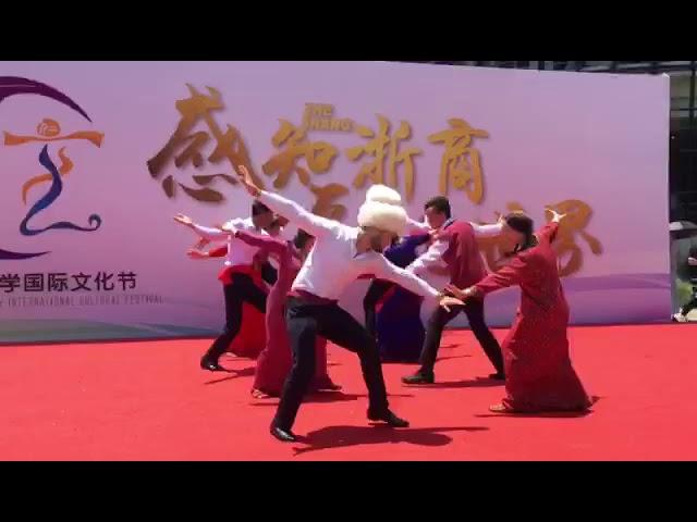 Kushtdepdi  Turkmen students in china national dance