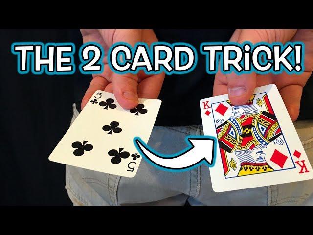 Insane 2 Card Magic Trick Revealed - EASY DIY Gimmick!