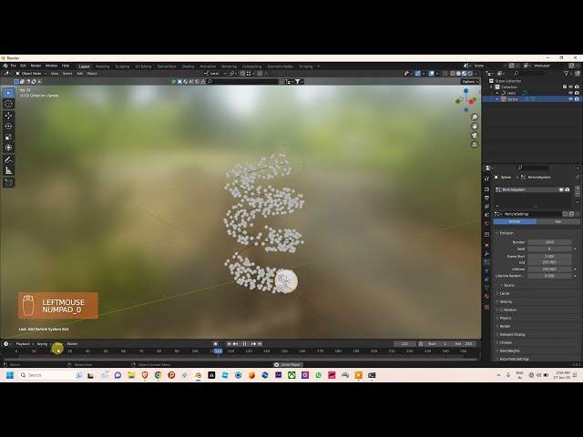 Blender particle speed control on curve guide force field