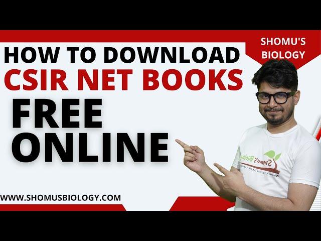 CSIR NET life science books pdf free download