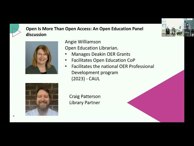 Deakin Library Open Access Week 2023: Open is more than open access research