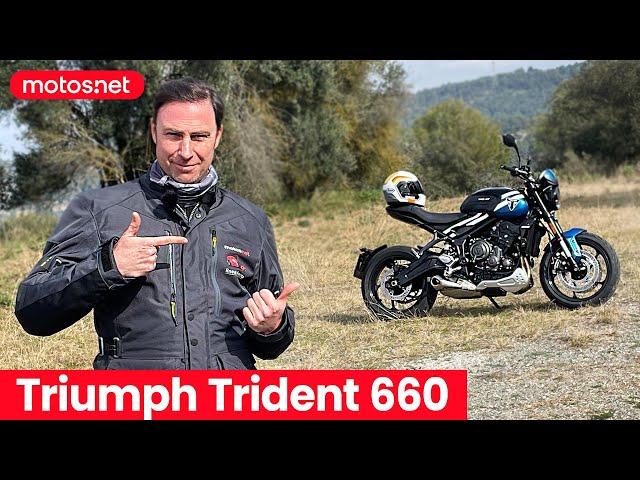  Triumph Trident 660 2025 / A technological and affordable Neo Classic / Test / Review / motos.net