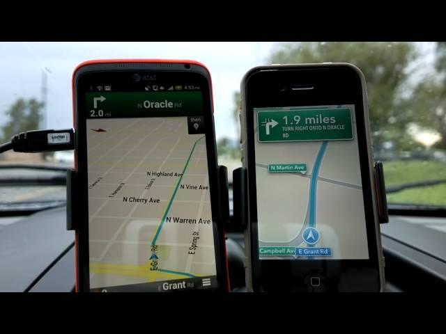 Drive Test: iOS 6 Turn By Turn versus Google Maps and Navigation