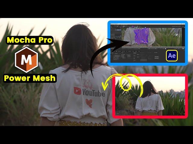 || After effect Mocha pro  Power Mesh || Tutorial in Hindi ||  #aftereffects #editing #tutorial