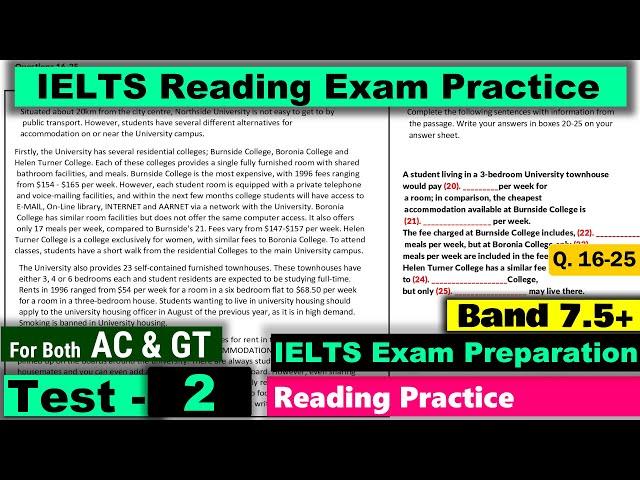 IELTS Reading Practice Test 2023 with Answers [Real Exam - 2 ]