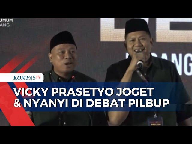 Debat Perdana Pilbup Pemalang, Vicky Prasetyo Sempat Joget dan Nyanyi di Panggung