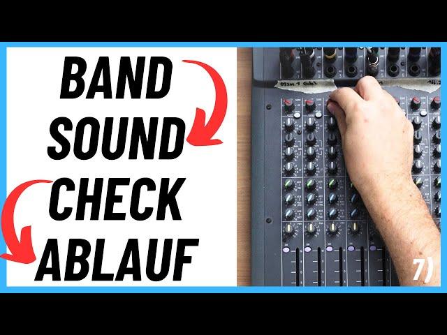 MISCHPULT BEDIENUNG - Part 7 Sound Check schnell und effizient gestalten Tutorial