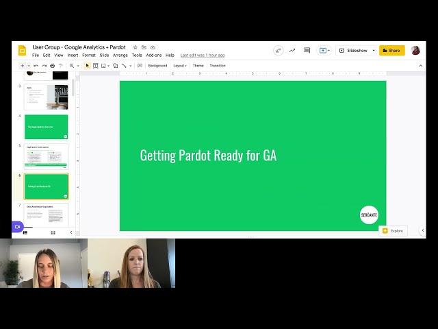 Pardot & Google Analytics - April 11, 2022