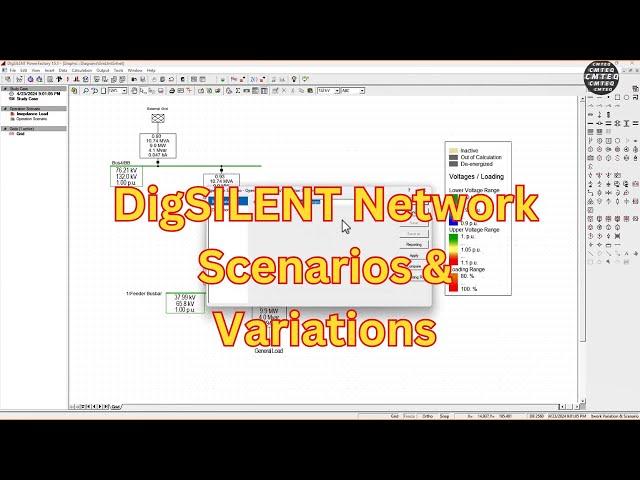 How to CREATE Load Flow Scenarios and Variations