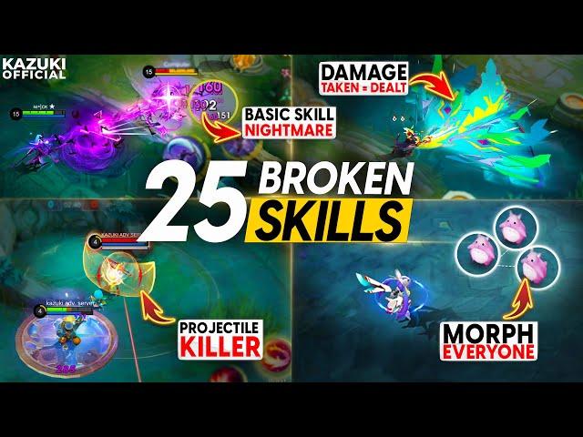 25 BROKEN SKILLS IN MLBB WHICH YOU SHOULD MASTER TO DOMINATE THE GAME!