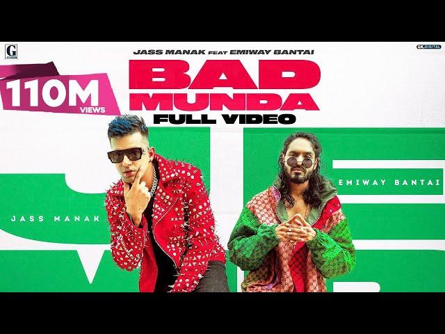 BAD MUNDA : Jass Manak Ft. Emiway Bantai (Full Video) Satti Dhillon | Deep Jandu | GK | Geet MP3