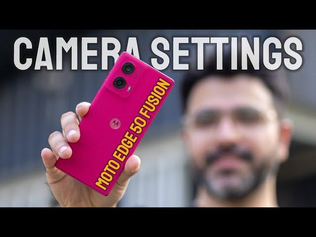 Moto Edge 50 Fusion CAMERA SETTINGS (in Hindi)