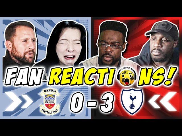 SPURS FANS MISERABLE  REACTION TO TAMWORTH 0-3 TOTTENHAM | FA CUP FAN REACTIONS