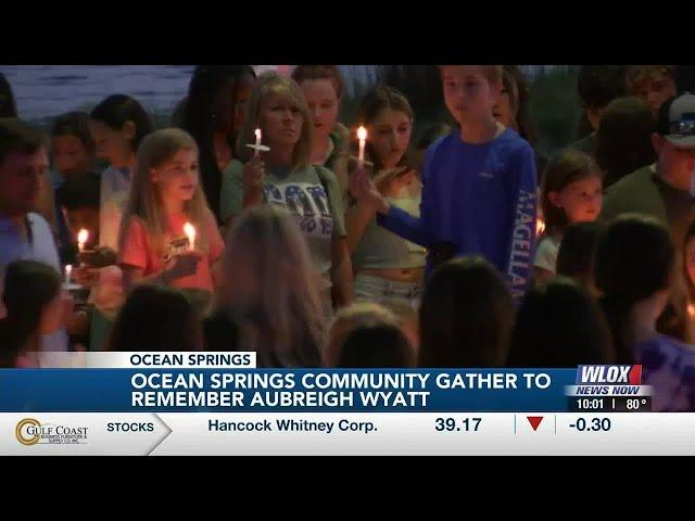 Ocean Springs remembers Aubreigh Wyatt at candlelight vigil