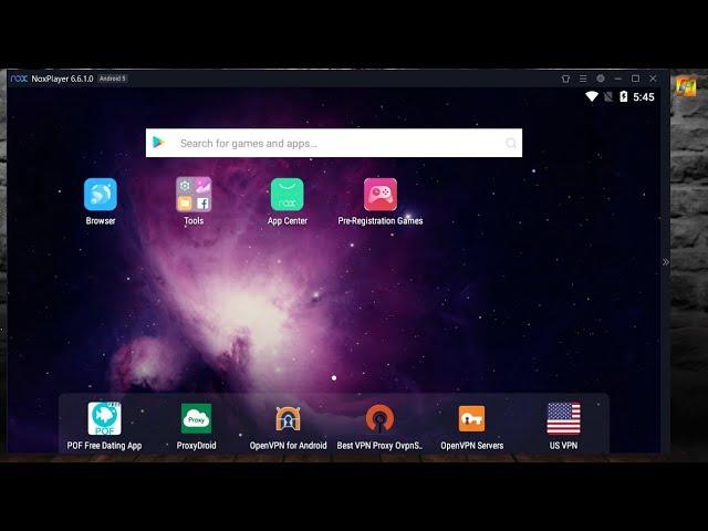 Nox App Player for PC Windows 6.6.01