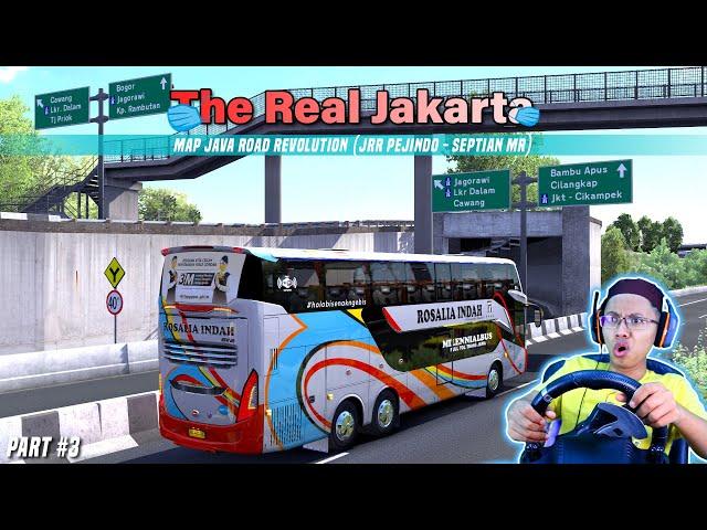 Map Jakarta paling "NYATA" ada di ETS2 loh ‼ Map Java Road Revolution feat Rosalia Indah XDD