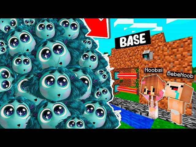 RETO DE LA BASE VS 1000000 ENVIDIA BASE NOOBSI VS INTENSAMENTE2 en MINECRAFT