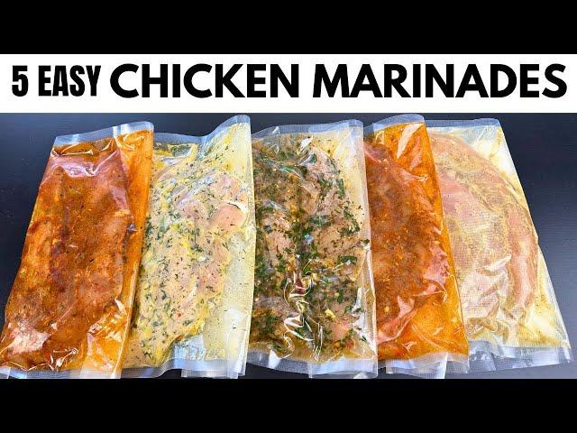 5 Chicken Marinades That Saved Me from Eating Out EVERY DAY! Meal Prep LIKE THIS to stop eating out!