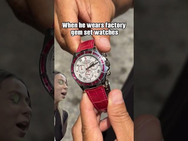 Name something better than a factory gem set watch…