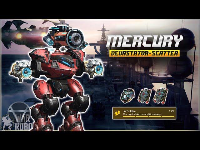 [WR]  Death From Above MERCURY (w/ Devastator & Scatter) – Gameplay | War Robots