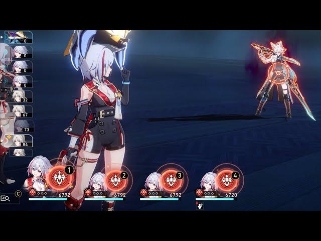 4 Topaz Duplicate Team Showcase Deleting All Weekly Boss | Honkai Star Rail