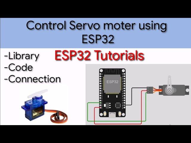 Control servo moter using  ESP32||interface servo moter with esp32||Neeraj yadav elecronics