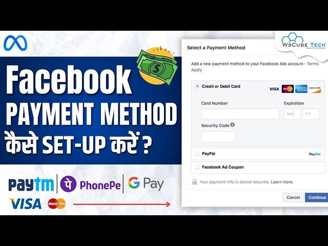 FACEBOOK PAYMENT METHOD: Add & Set-Up Payment Method to Facebook Ad Manager